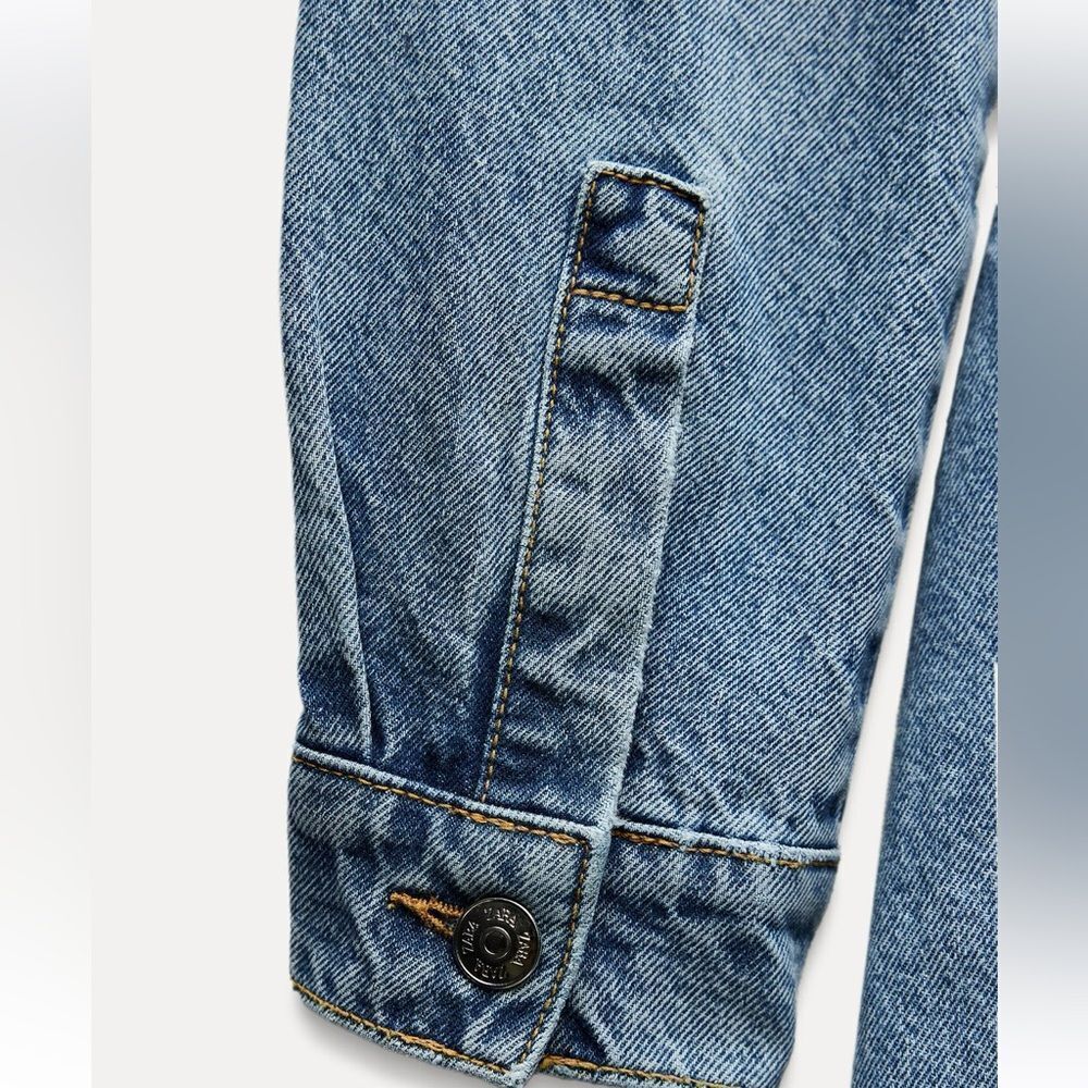Zara Z 1975 Denim mini dress 100% cotton - Picture 5 of 5